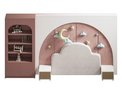 Kids wall panell 9 3D model