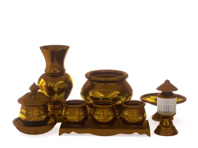 Buhhda Altar Set 3D model