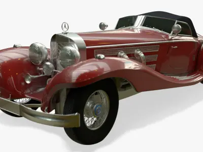 Mercedes-Benz 500k  3D model