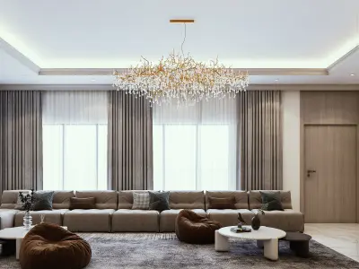 Luxury Reception 3D model