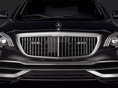 Mercedes Maybach S 650 Guard X222 2019 3D model