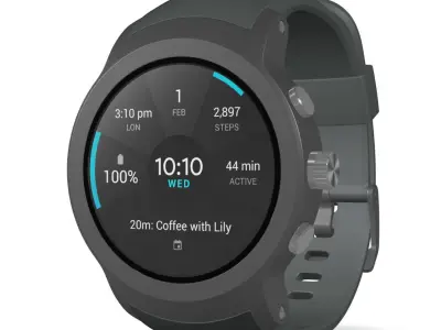 LG Watch Sport for Element 3D 3D model