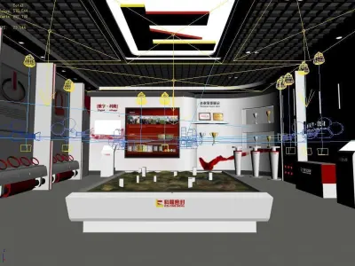 Booth - Area - 12X6-3DMAX2009-023 3D model