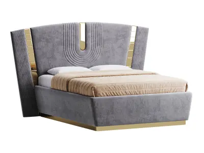 Oslov Luxury Bed 3D model