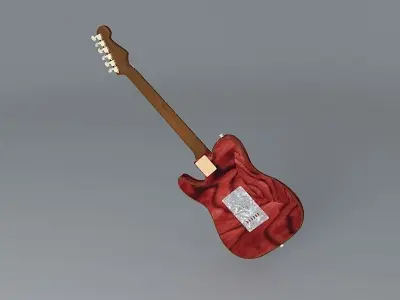 Fender TELESTRAT GUITAR Free 3D model