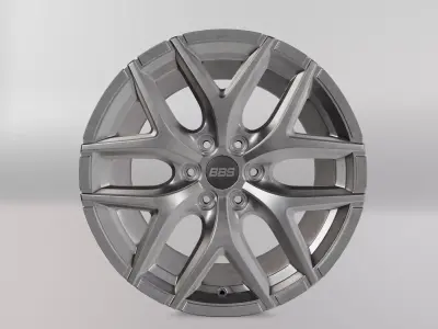 BBS TL-A Wheel Low-poly 3D model