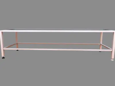 Table Low-poly 3D model 2