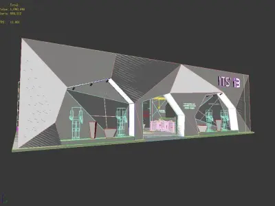 Exhibition - Area - 18X12-3DMAX2009-019 3D model