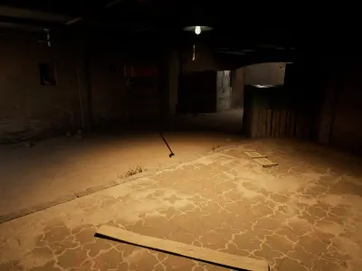 Counter Strike 2 - Dust2 Map Unreal Engine 3D model