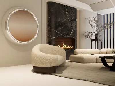 LIVING ROOM 3D model order