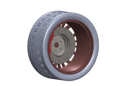 Audi Wheel Rim 3D model