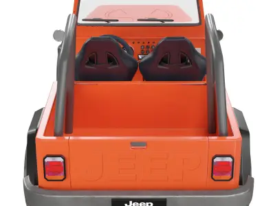 jeep 3 offroad 3D model
