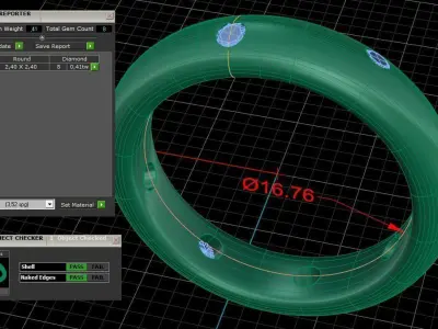 Simple engagement ring Free 3D print model