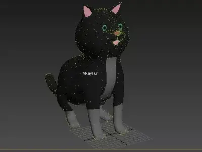 Kitten cat 3D model