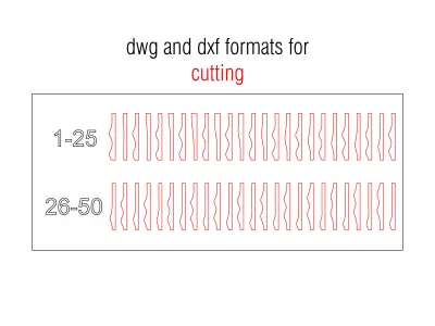 Intertwined parametric wooden panels 3D model