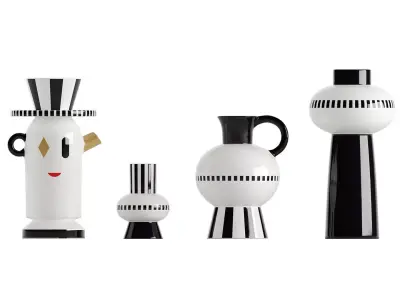 Abstract Ceramic Vase 3D model