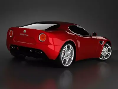 Alfa Romeo 8C std mat 3D model