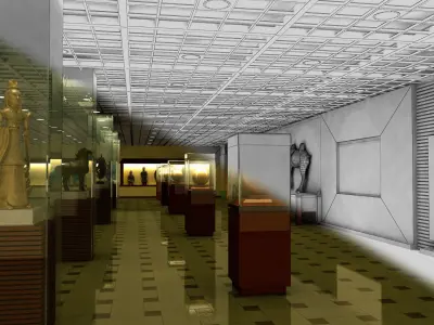 Football Museum 3D model