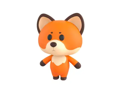 Character020  Fox 3D model