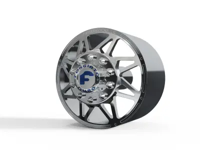 FRONT forgiato Finestro-D DURO DUALLY WHEEL 3D print model