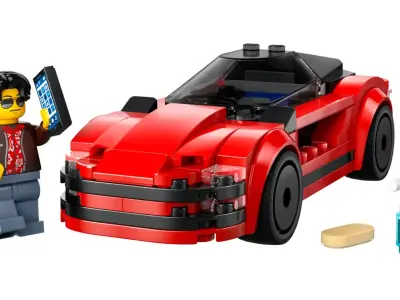 TwindBricks3D - 60448 - Red Sports Car 3D print model