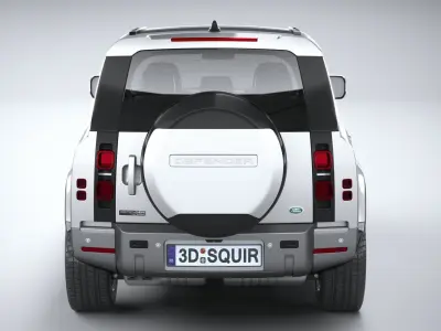 Land Rover Defender 130 2023 3D model