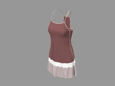 Tennis Dress 3D model