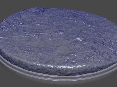 Ground On Base PBR Free 3D model