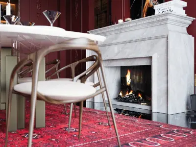 Interior - Diningroom - 140624 3D model