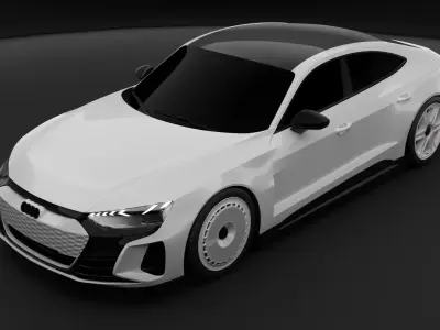 2022 Audi e-Tron GT  3D model