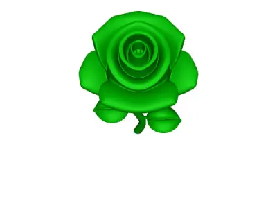 Realistic or Stylized 3D Flower Model  3D model