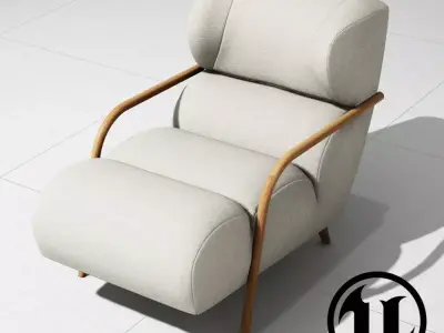 Mama with Bent Wood Arms UE4 3D model