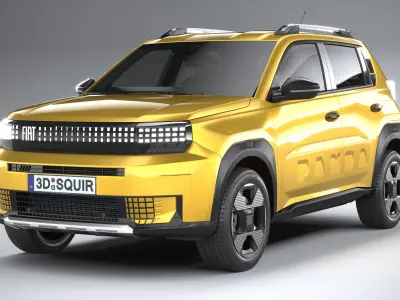 Fiat Grande Panda 2025 3D model