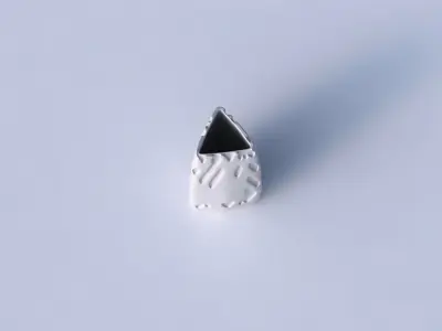 Vase triangle with cavities smooth 3D print model