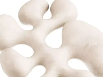 Abstract Art Stone Sculpture 3D model