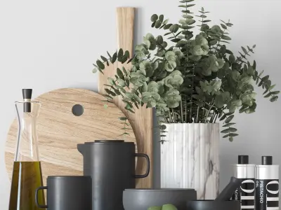 kitchen accessories019 3D model