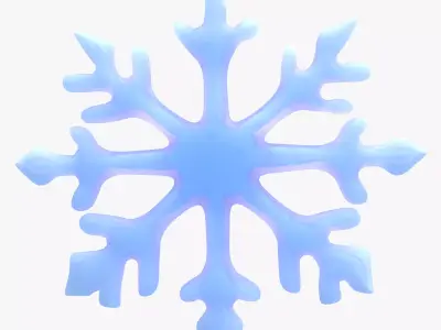 Snowflake 3D model