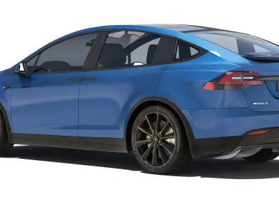Tesla Model X 2021 3D model