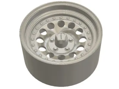 AR Outlaw II Wheels with Tires and Brakes for 3D Printing 3D print model