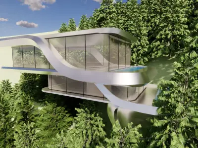 capsule room -A4 3D model