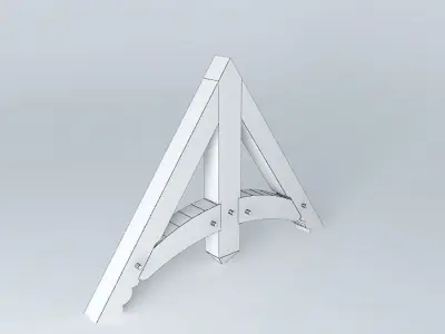 small kingpost truss Free 3D model