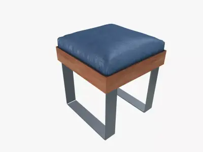 Cushion Stool 3D model