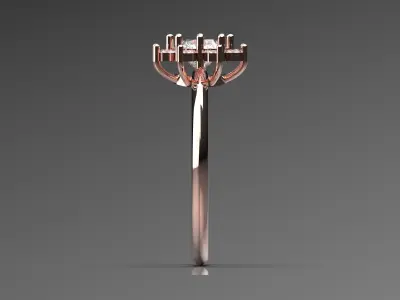 bride wedding ring jr00140 3D print model