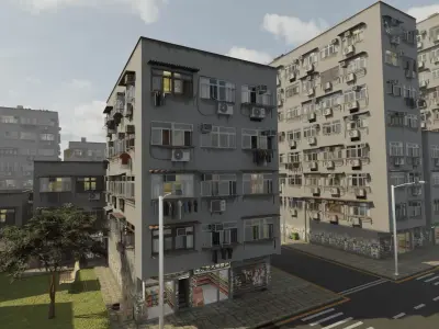 Large Urban City 3D model
