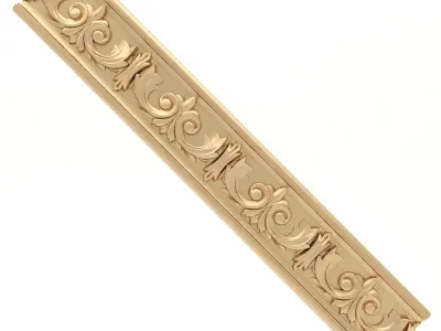 Ceiling Molding 2 - For CNC and Interior 3D model