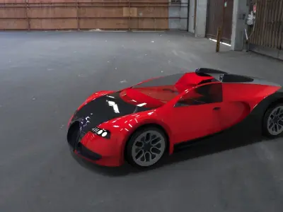 Bugatti veyron 3D model