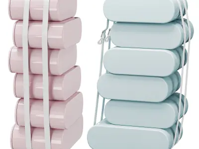 A set eight elements for a childrens room by Circu  3D Model Pack