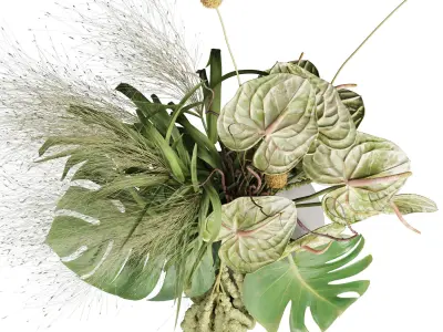 Flower In Vase 68 3D model