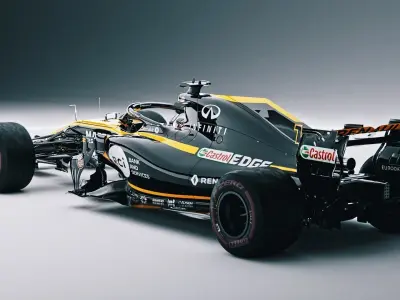 renault-lotus rs18 2018 Low-poly 3D model