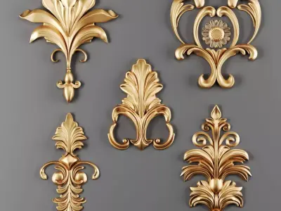 Trim Ornament 137 3D model